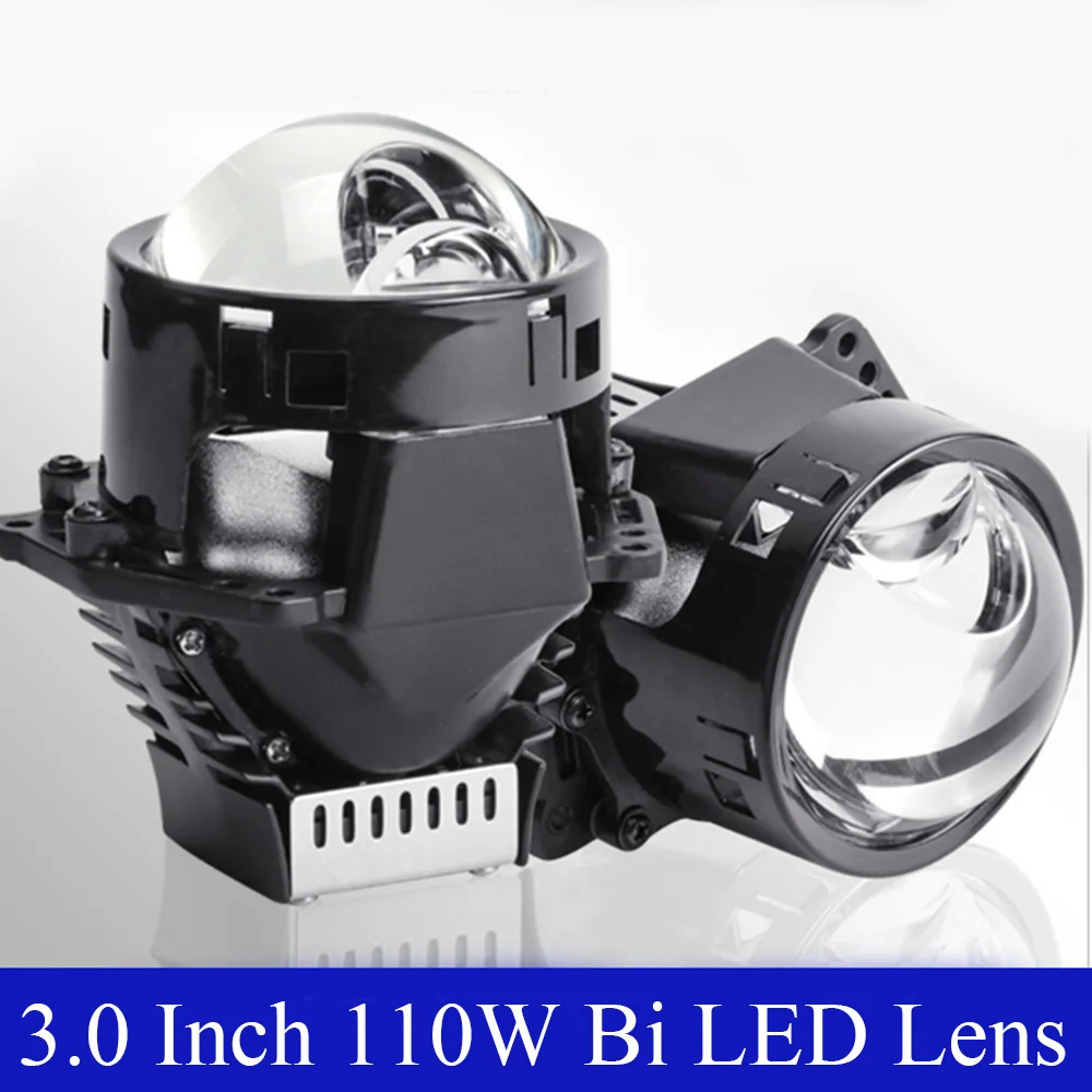 

3.0” Bi-led Lens Projector Retrofit with Hella Bracket LED Headlight Matrix 6000K DIY for BMW бмв е39 E46 W205 C4 Picasso Sanvi
