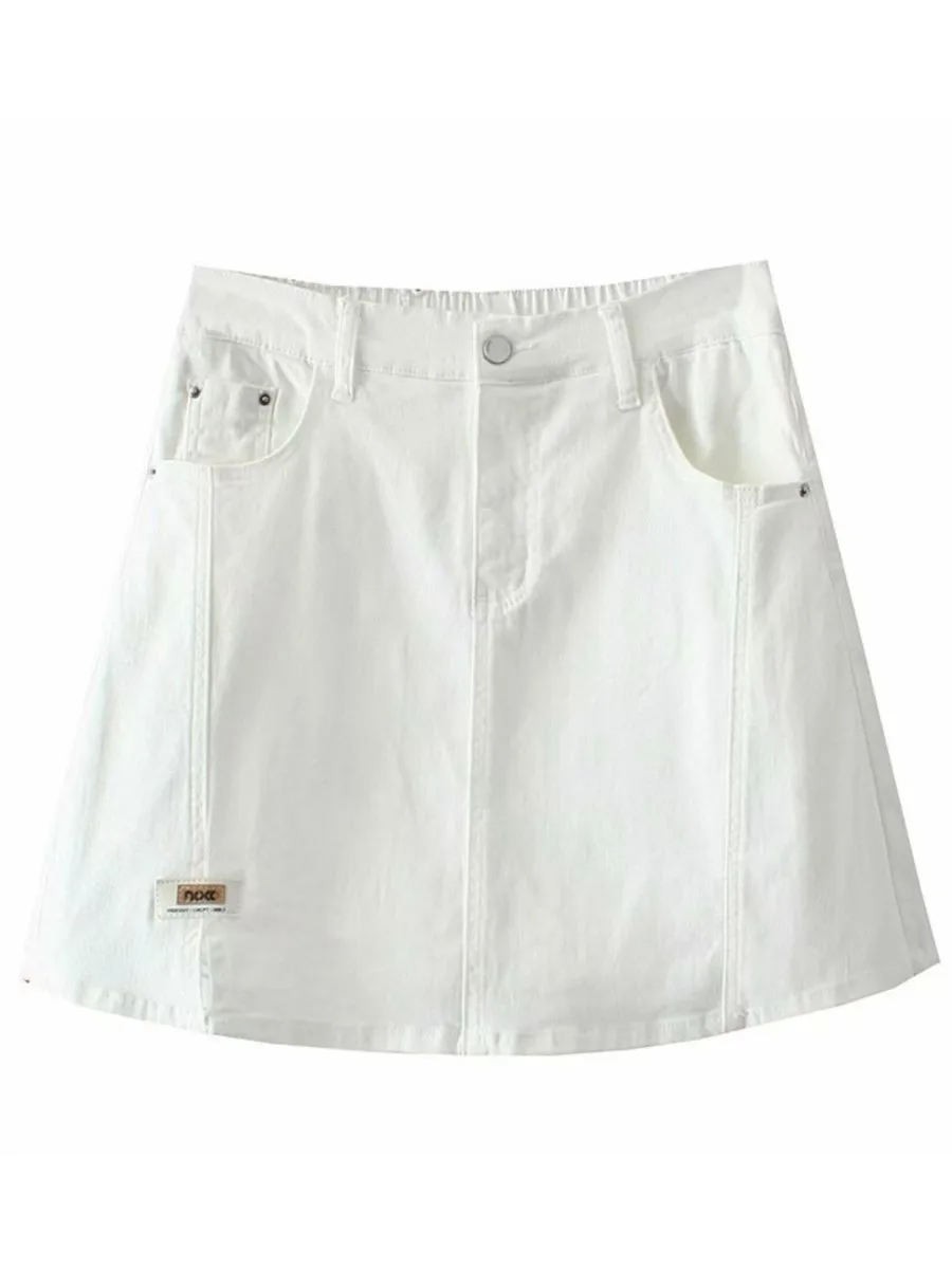 

Plus Size Jeans Jeans For Women Denim Cotton Brief Skirts Shorts High Waist Stretch Wide Leg Hot Pants Summer 2022