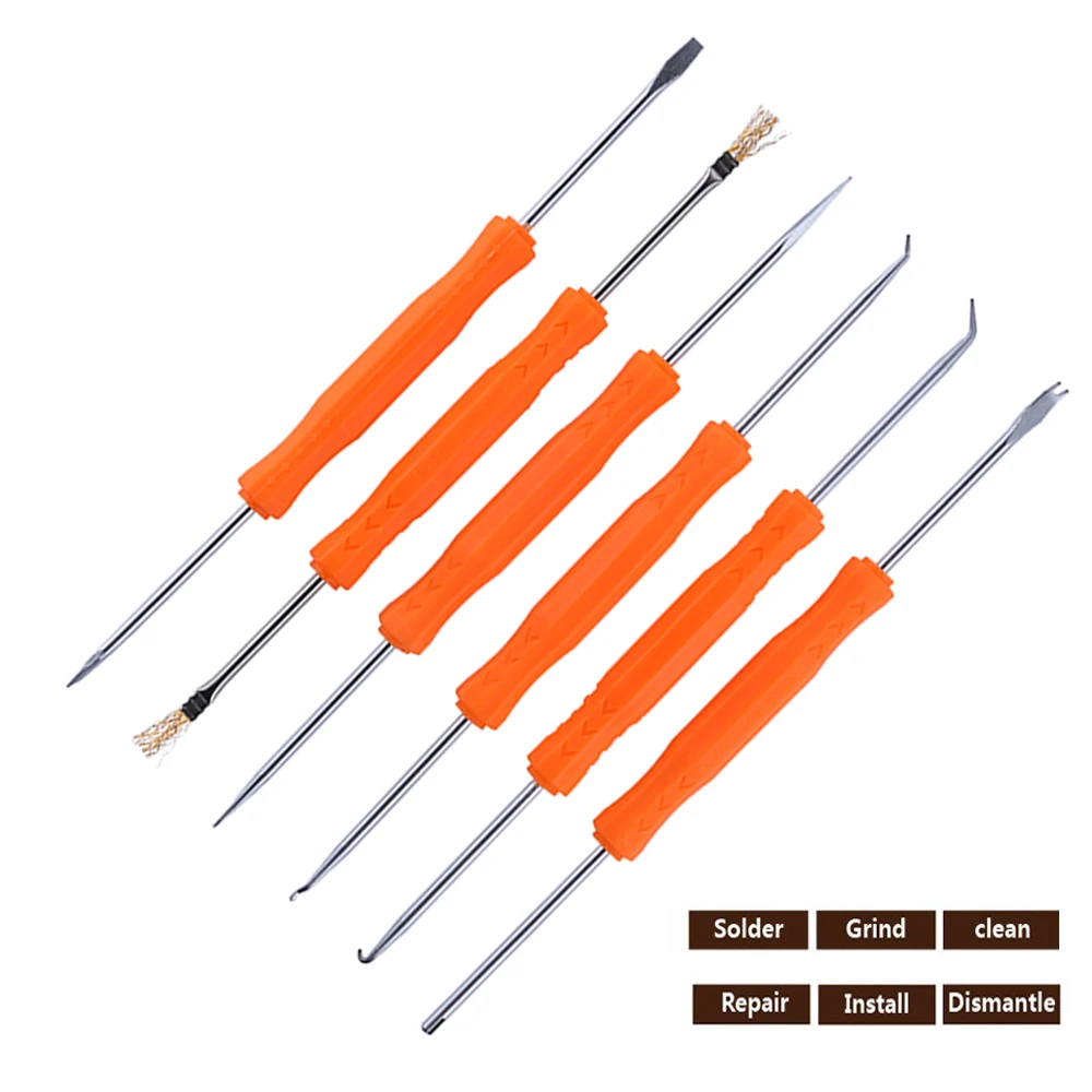 

6pcs/set Jakemy Welding Solder Soldering Assist Tools Electric Iron Auxiliary Tool Set Kit