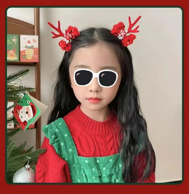 2 шт. детские заколки для волос в виде оленя