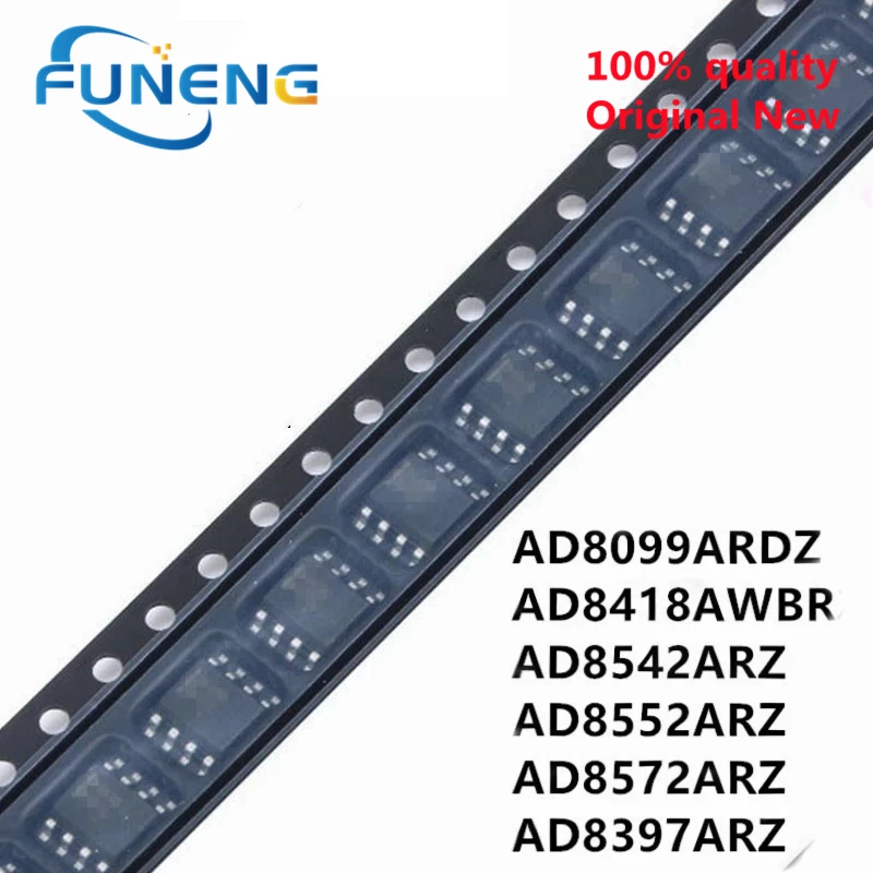 

5Pcs/Lot AD8099ARDZ AD8099 AD8542ARZ AD8542 AD8552ARZ AD8552 AD8572ARZ 8572A AD8397ARZ AD8418AWBRZ SOP-8 Original In Stock