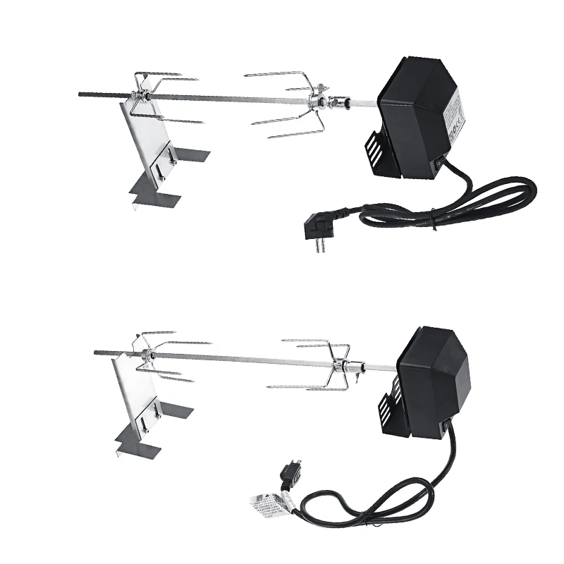 electric bbq grill motor bracket set metal oven roasted beef charcoal chicken barbecue grill outdoor spit camping cooking tools free global shipping