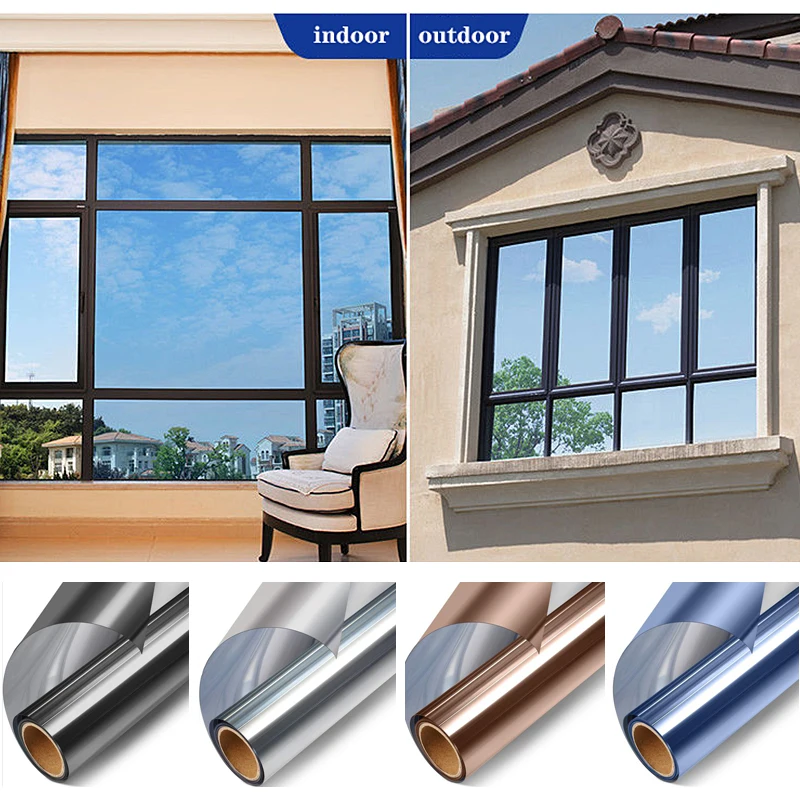 

Window film privacy film sun protection film sun room glass sticker anti-peep and anti-light one-way perspective window sticker