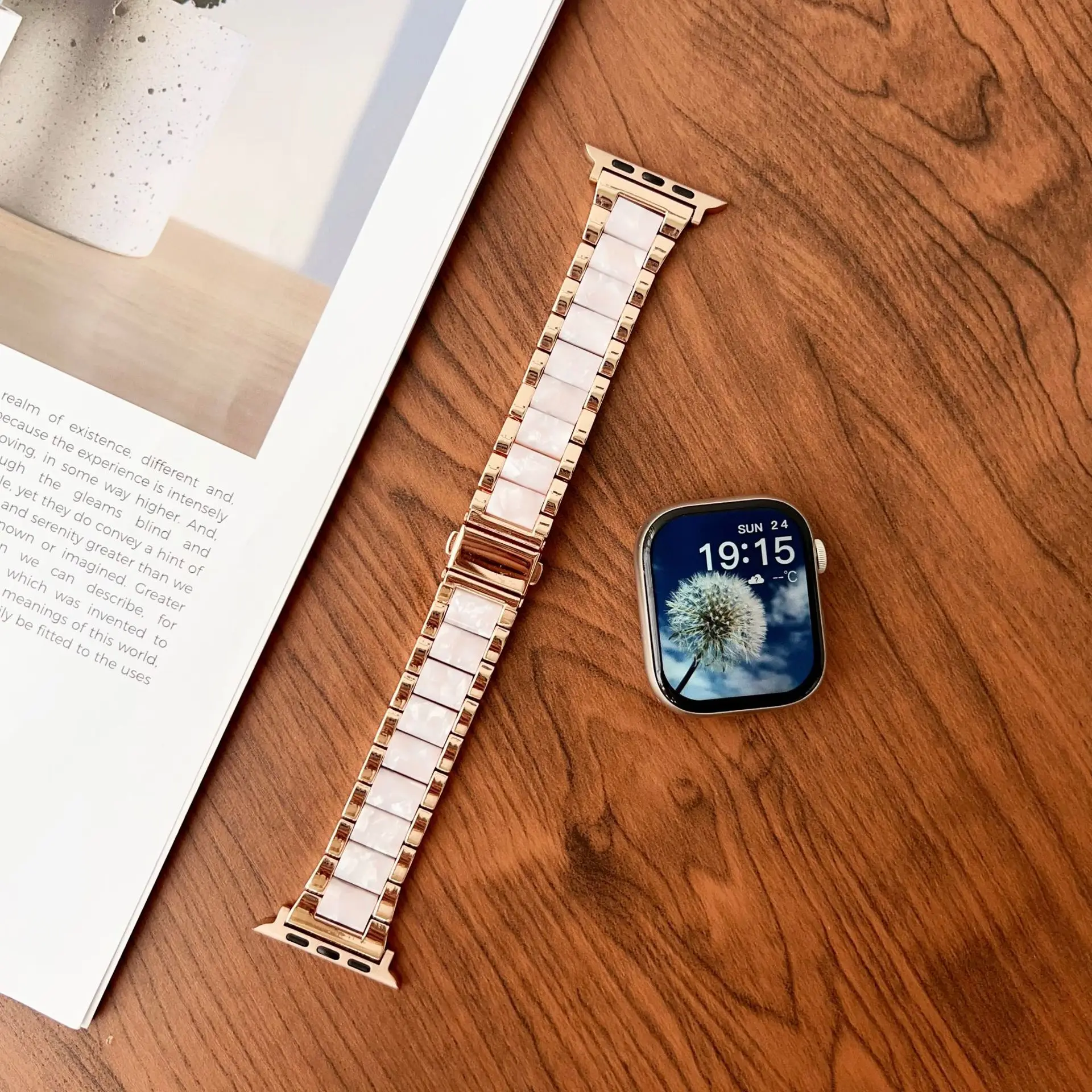 Ремешок полимерный для Apple Watch S10 42 46 мм металлический браслет iWatch 10 9 8 7 6 SE 5 4 3 Ultra 2 49