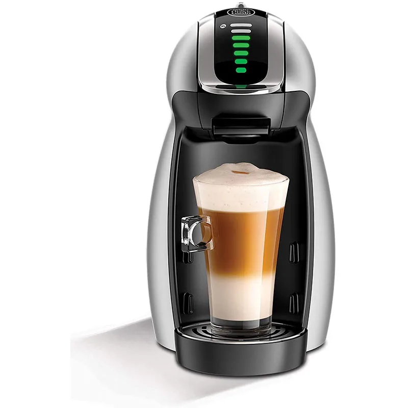 

Coffee Machine, Espresso, Cappuccino and Latte Pod Machine, Silver