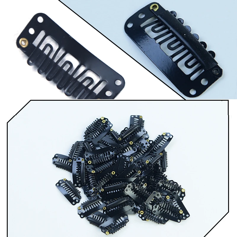 10 шт. U-образные металлические зажимы для наращивания волос |