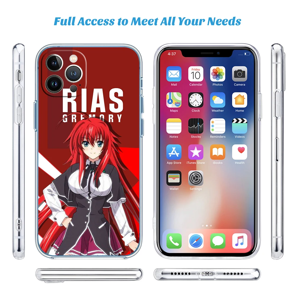 Прозрачный мягкий чехол VY79 Rias Gremory для Motorola Moto Edge 20 30 40 50 S30 Fusion Ultra Pro Neo Lite + G200 G23 (art.: 3920d9f98740a) - 3920d9f98740a