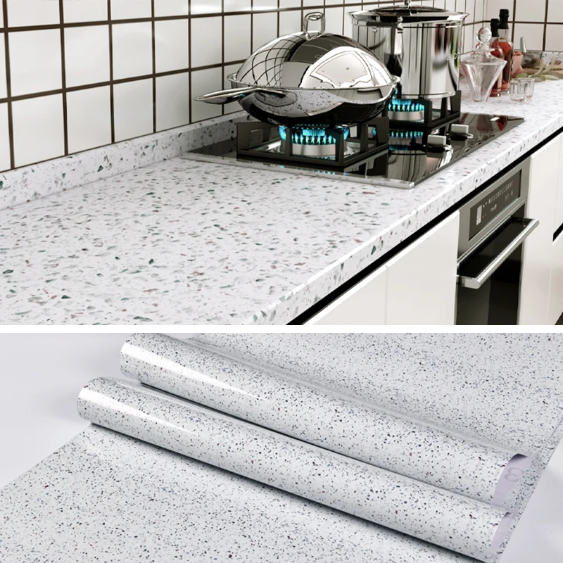 

Мраморная высокотемпературная кухонная маслостойкая наклейка s самоклеящиеся водонепроницаемые обои для шкафа и кухонной плиты