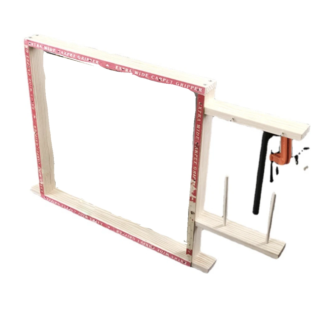 

Tufting Frame 90x90cm Large Tuft Frame Rug Tuft Frame Punch Needle Frame Tufting Carpet Making Frame For Use With Tufting Guns