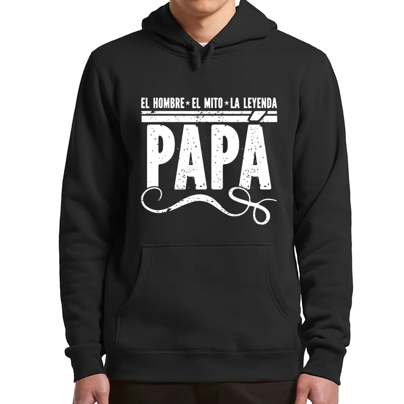 

The Man The Myth The Legend Papa Hoodie Father's Day Essential Men's Casual Winter Sweatshirt Gift For Dad