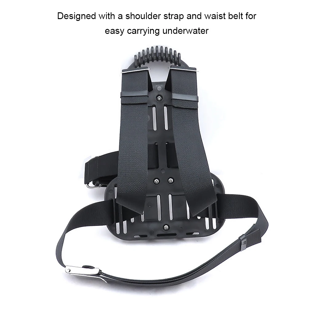 

Diving Oxygen Cylinder Tank Back Holder Webbing Scuba Bracket Backpack