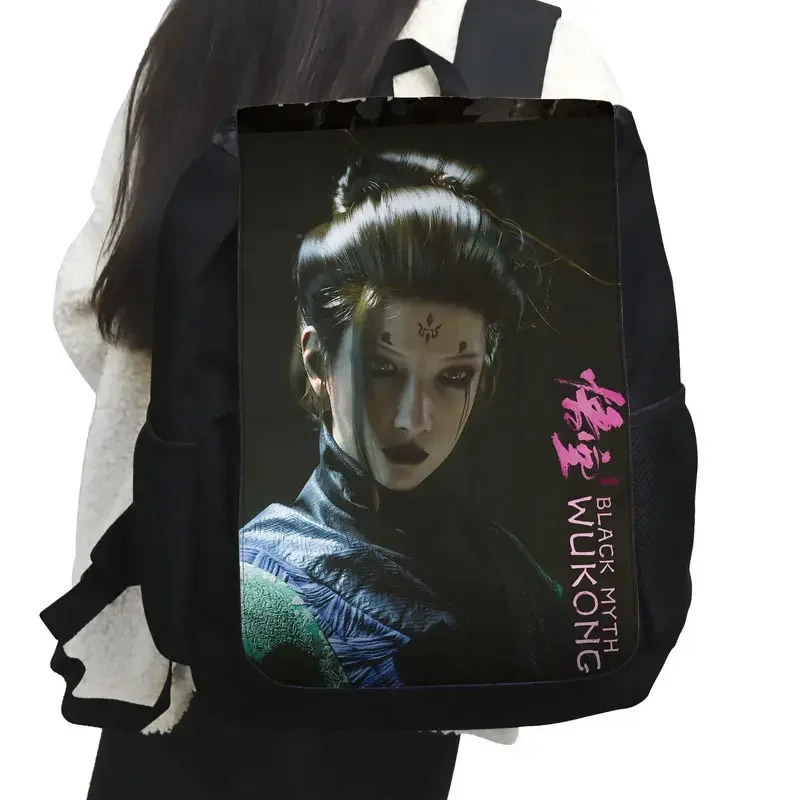 Black Myth Wukong 3A Игровая периферия Рюкзак большой емкости с принтом Студенческое