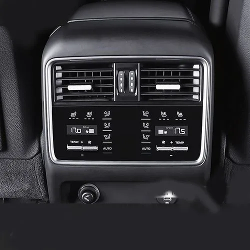 For Porsche Cayenne 2018 -2021 LCD Rear Climate Control Car AC Panel Air Conditioner Board Air Conditiioning Panel Touch Screen