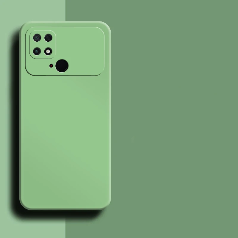 For POCO C40 Case POCO C40 Cover 6.71 Inch New Original Liquid Silicone Shockproof Back Bumper For Xiaomi POCO C 40 C40 Case