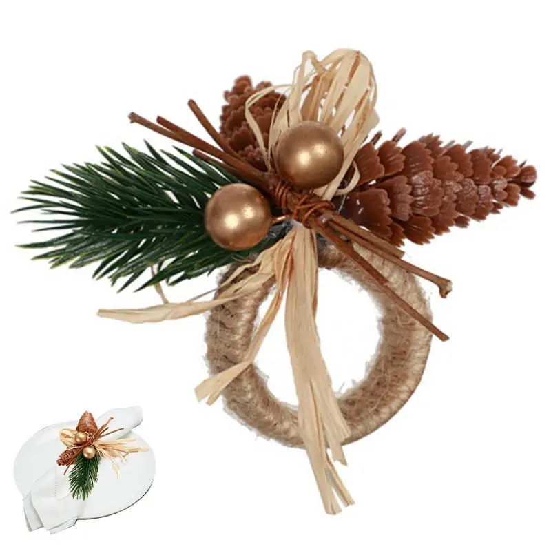

Flower Napkin Holder For Table Durable Portable Napkin Holder For Party Favors Festival Napkin Rings Dining Table