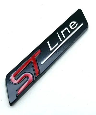

3D металлическая наклейка на кузов ST Line CCar, боковая эмблема на крыло, значок багажника для Ford Lexus Subaru Audi Honda Toyota BMW Dodge KIA