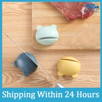 drop shipping kitchen sharpener multi function sharpening stone kitchen household knife blade cute ear shape