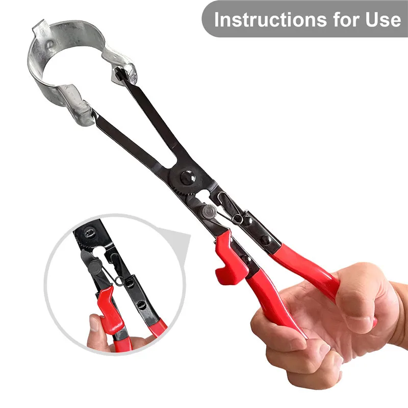 

Car Exhaust Pipe C Clamp Removal Plier Spreading Plier Retrofit Demolition Plier Auto Special Repair Tool Hose Clamp Pliers