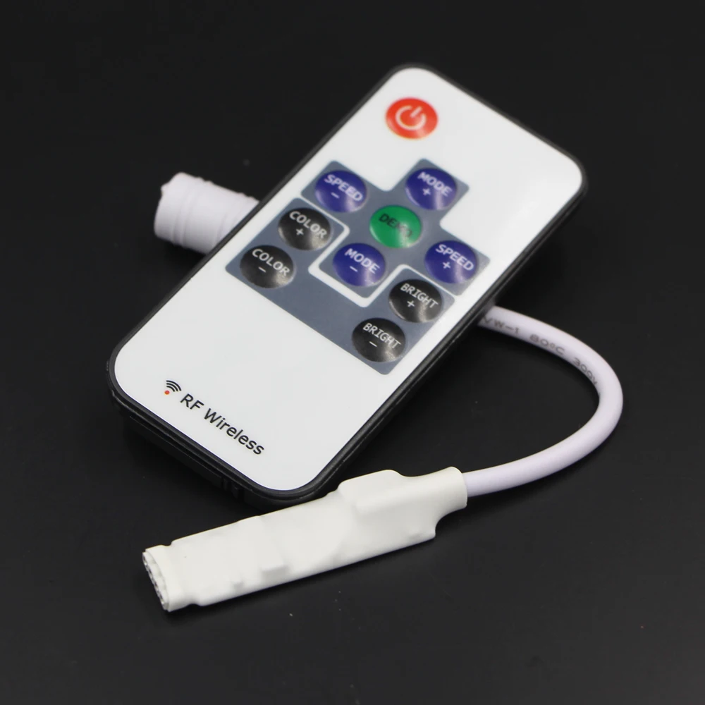 DC5V-24V RF 11KEY MINI однотональный светильник SMD 5050 2835 5730 светодиодная лента контроллер