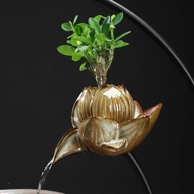 Керамический аквариум для жилой комнаты креативная Экологичная офисная