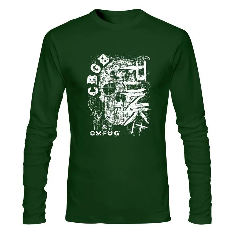 

Man Clothing New CBGB OMFUG Skull PUNK IT Mens T Shirt Vintage Underground Metal Rock Music Merch