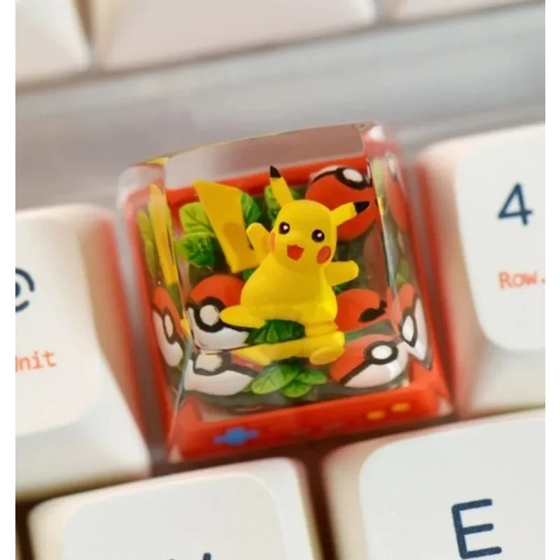 Аниме карманный монстр колпачок для клавиш Snorlax Gengar Vulpix Pikachu Journeys стерео милый