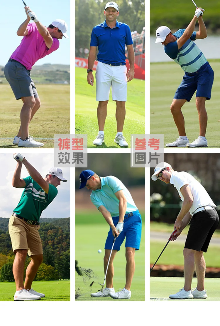Summer the new golf trousers men shorts quick-drying elastic five points and short pants