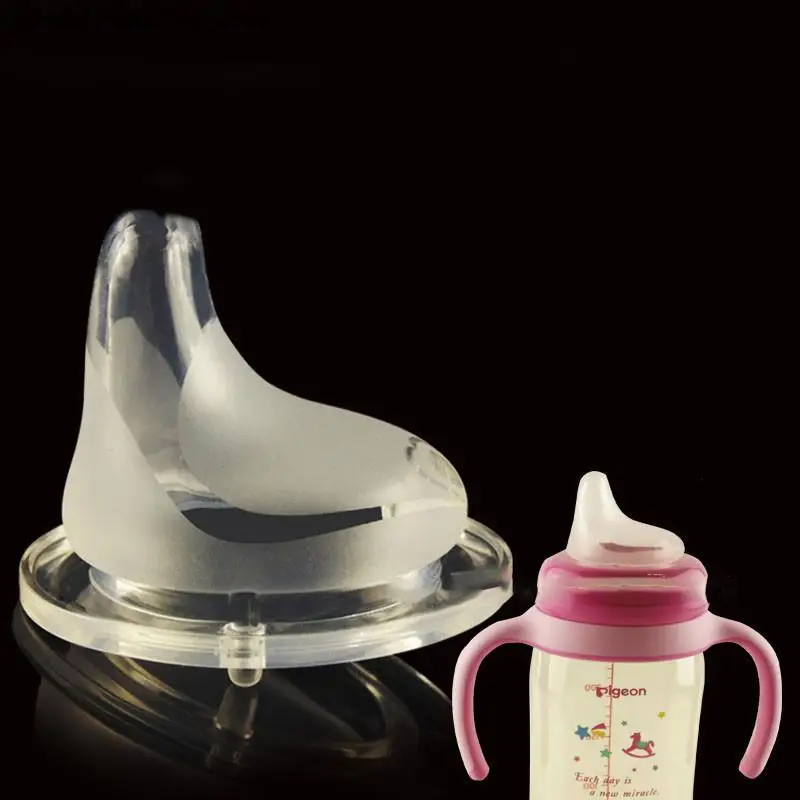 

Baby Soft Safety Liquid Silicone Pacifier Duckbill Nipple Natural Flexible Replacement Accessories For Wide Mouth Milk Bottle