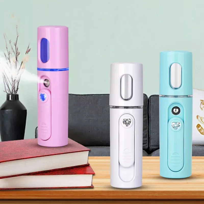 

Usb Air Humidifier Portable Handheld Hydrating Beauty Face Device Facial Steamer Oil Diffuser for Home Car Mist Maker