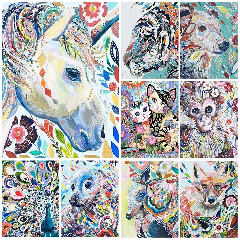 

Алмазная 5D картина с животными, Набор для вышивки крестиком «сделай сам», мозаика в виде лебедя, лошади, павлина, лошади, домашний декор