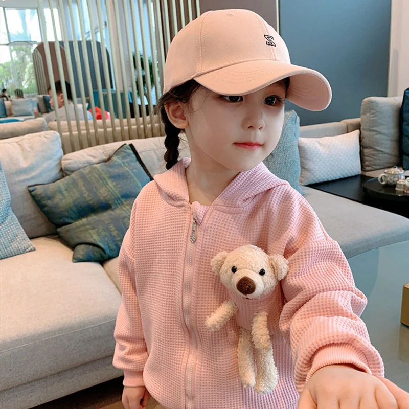 

Girls Suit Sweatshirts +Pants Cotton 2Pcs/Sets 2022 Pink Spring Summer Outfits Sports Sets Kid Tracksuit Children Clothing