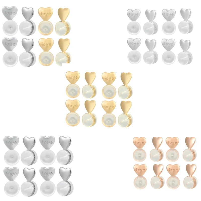 8 шт. задняя часть сережек для обвисших ушек подъемника замена тяжелых