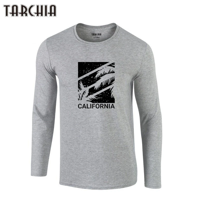 TARCHIA 2021 Новые футболки брендовая одежда Калифорния Мужская трендовая Мода