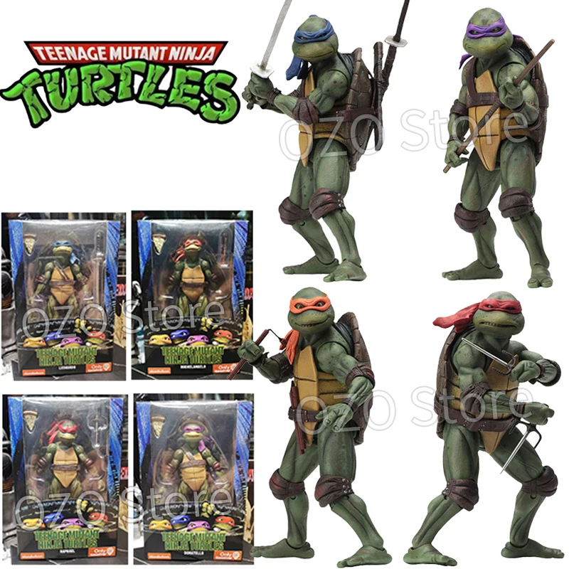 

Фигурка NECA TMNT, фигурка Рафа, Леонардо, Донателло, фигурка черепахи-ниндзя, подвижная Коллекционная кукла из ПВХ, модель, игрушки