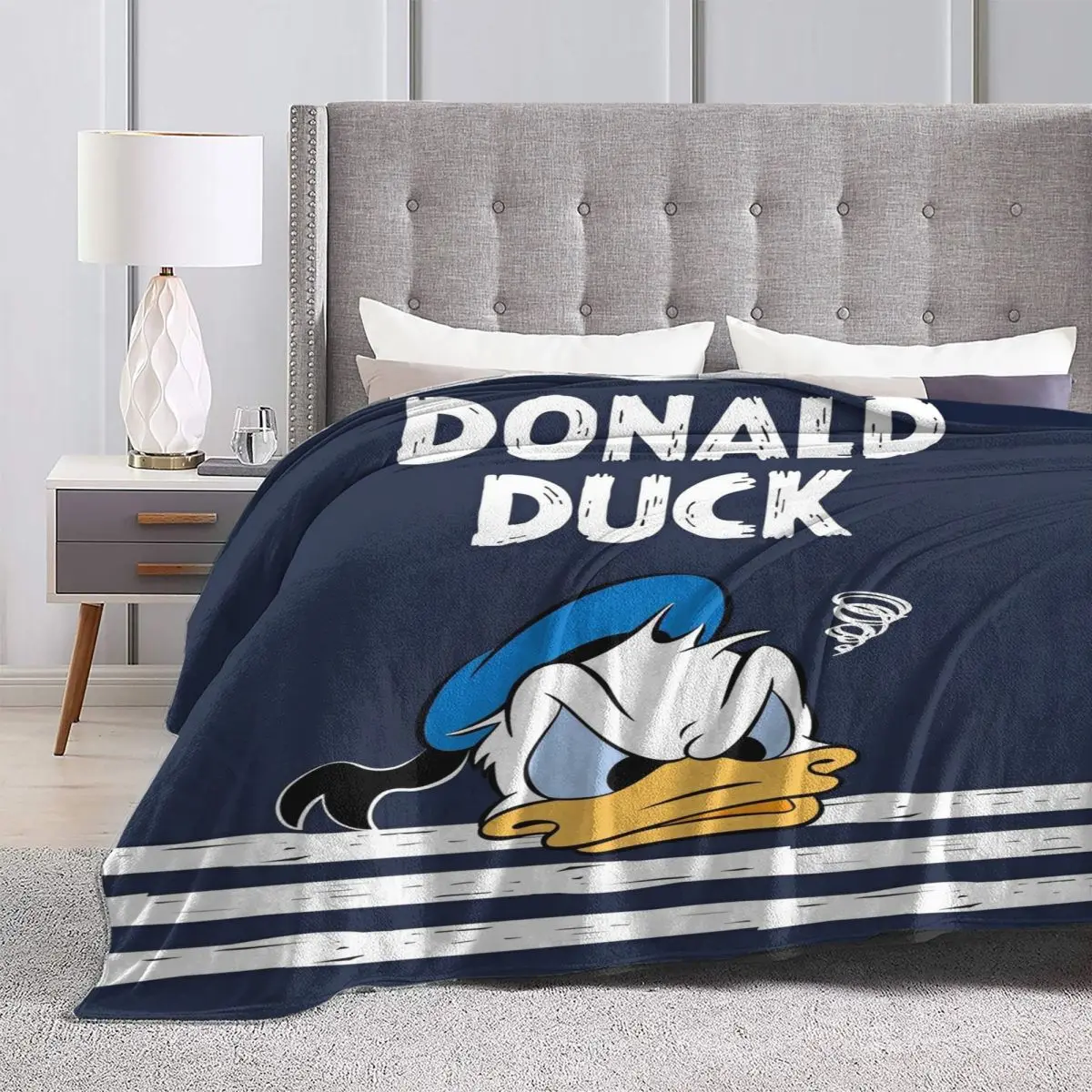 Одеяло с изображением Дональда Дака фланелевое одеяло героями мультфильмов для