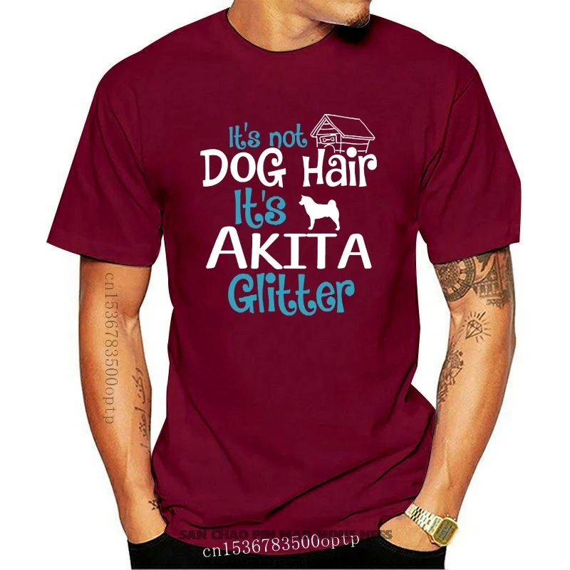 

Men T Shirt Akita Its Not Dog Hair Its Akita(1) Women t-shirt