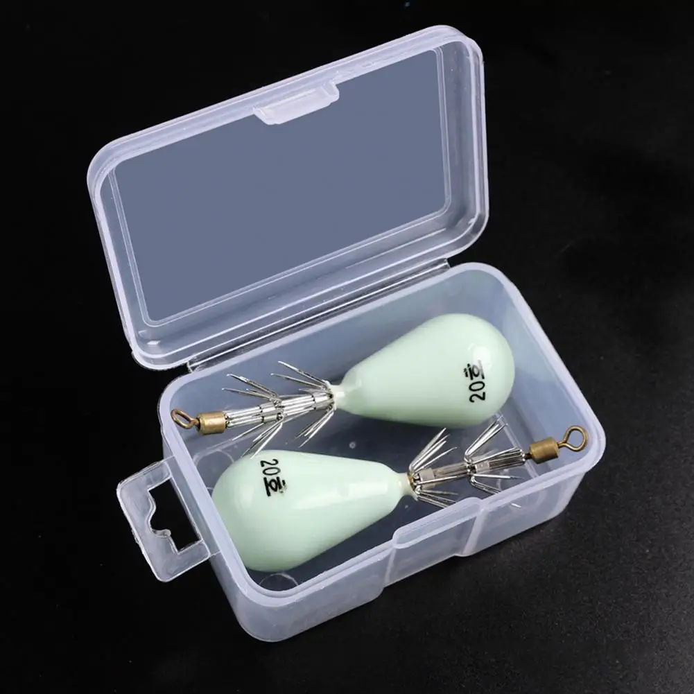

2Pcs/Box Squid Jig Hook Corrosion Resistance Cuttlefish Sleeve Good Toughness Cuttlefish Hooks
