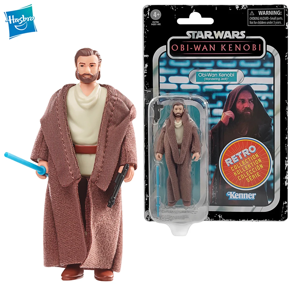 

Original New Star Wars Retro Collection Obi-Wan Kenobi (Wandering Jedi) 3.75-inch-scale Action Figures Collectible Robot Toys