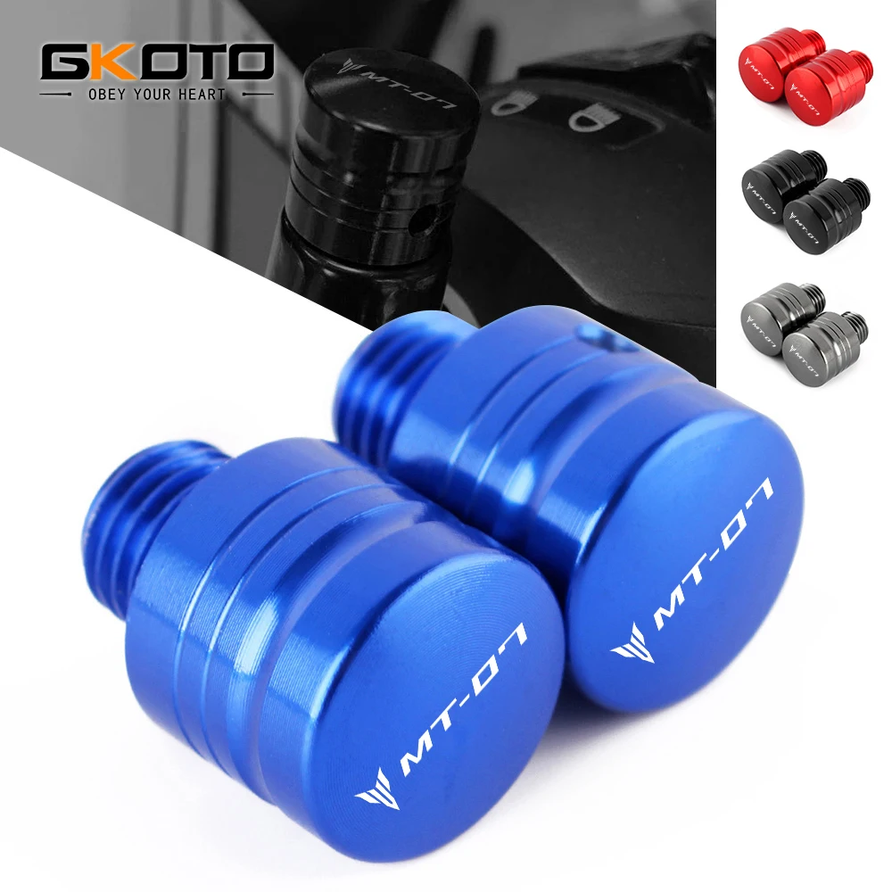 

Motorcycle M10*1.25 CNC Left Right-Hand Threaded Mirror Hole Plug Screw Bolts For Yamaha MT07 MT-07 MT 07