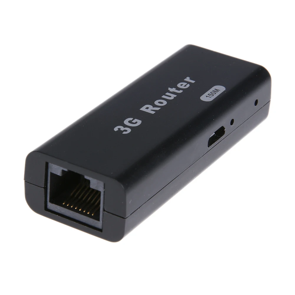 

Mini Portable 3G WiFi Wlan Hotspot AP Client 150Mbps USB Wireless Router Compatible with HSDPA/HSUPA/HSPA+ CDMA EVDO Rev A/B