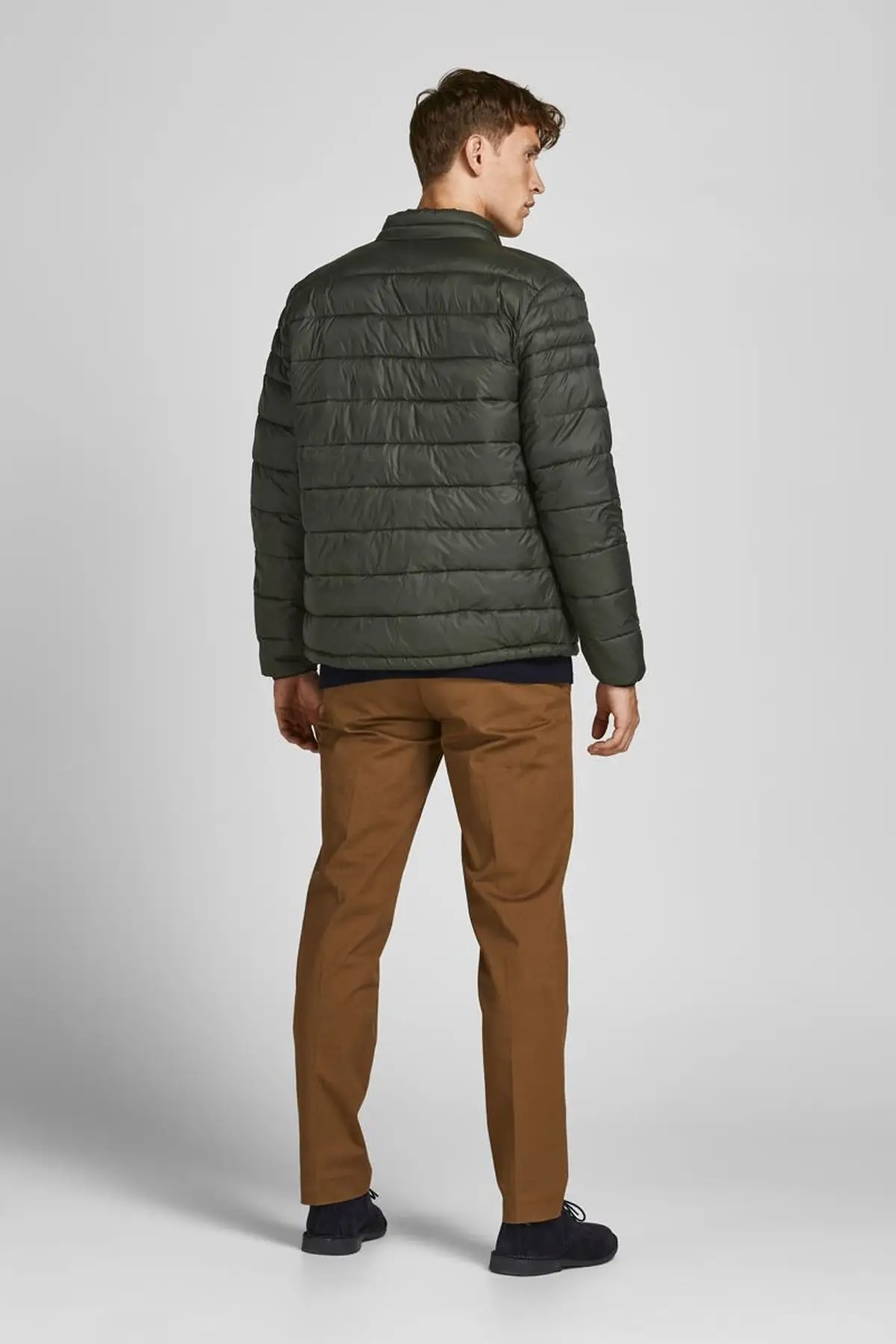 Мужская куртка с воротником-стойкой Jack &amp Jones jones 12189878 туркейсское качество