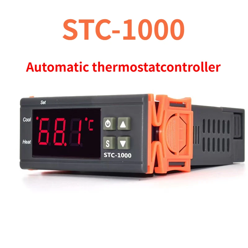 STC-1000 STC 1000 светодиодный цифровой термостат для инкубатора регулятор температуры