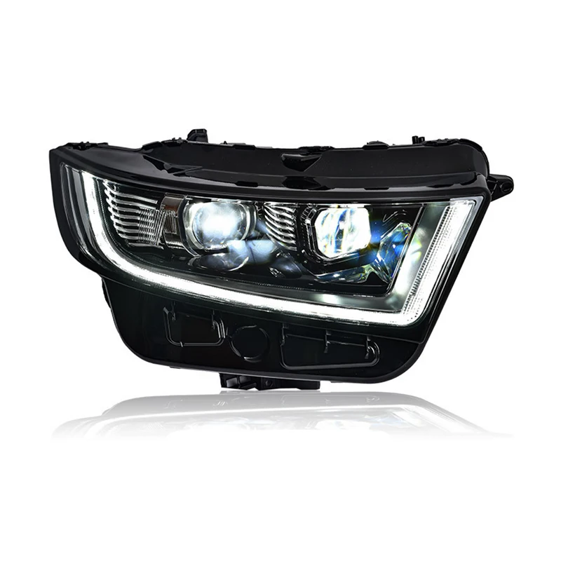 

Подходит для Ford Escape 2015-2018 светодиодная фара в сборе с низким фитингом Модифицированная подходящая фара дневного света поворотный сигнал