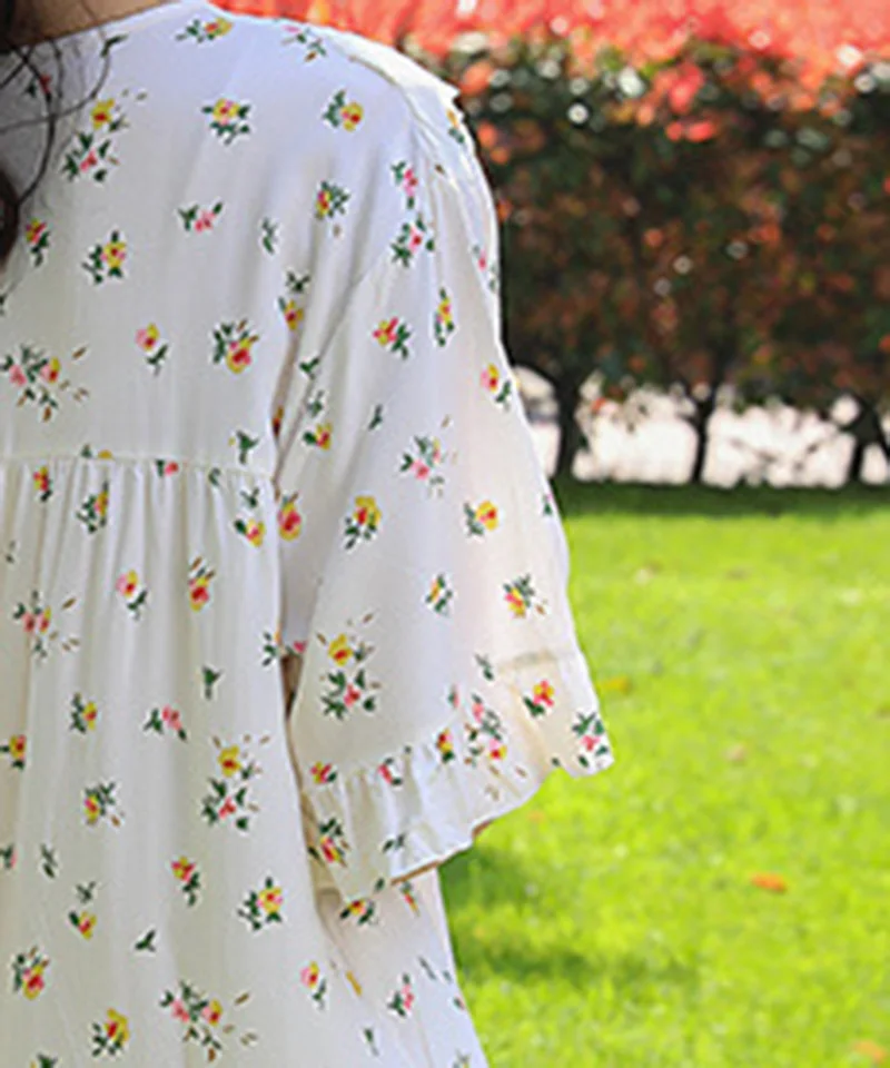 Round Neck Short Sleeve Cute Style Big Size Nightgowns For Women Summer Thin Loose Sleepwear Attractive Nightwear Homewear Cute