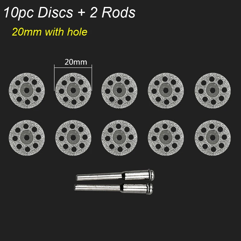 

Алмазные отрезные диски atooltour для дрели 10 шт.