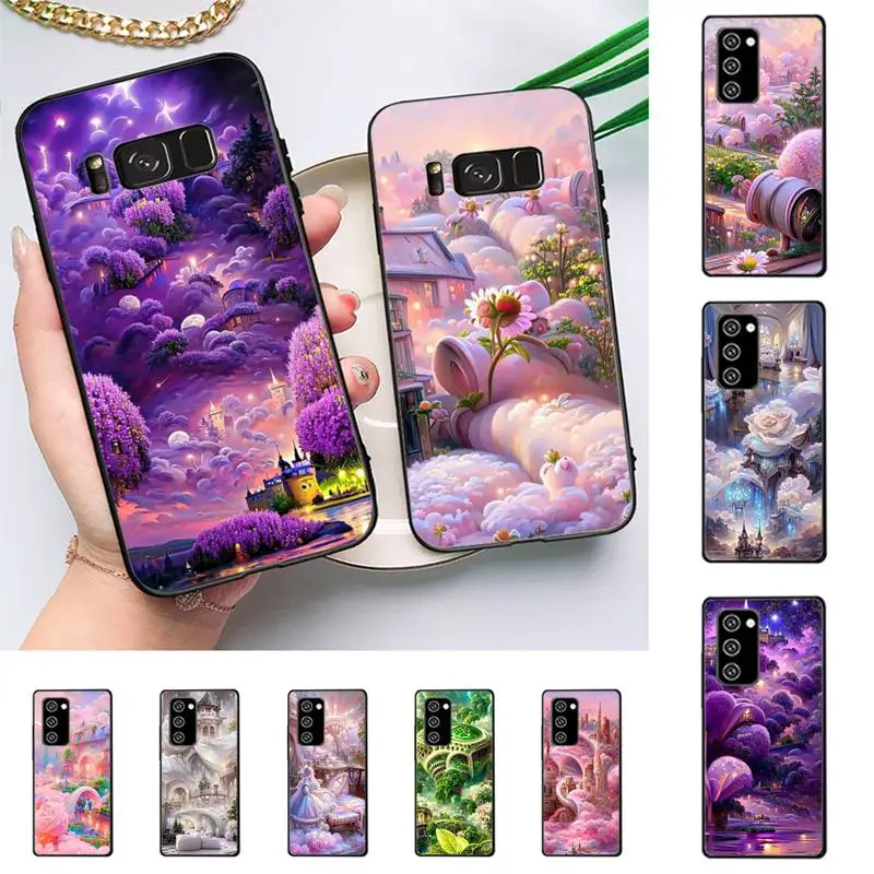 

Flower Pink Aestheticism Phone Case for Redmi 8 9 9A for Samsung J5 J6 Note9 for Huawei NOVA3E Mate20lite cover