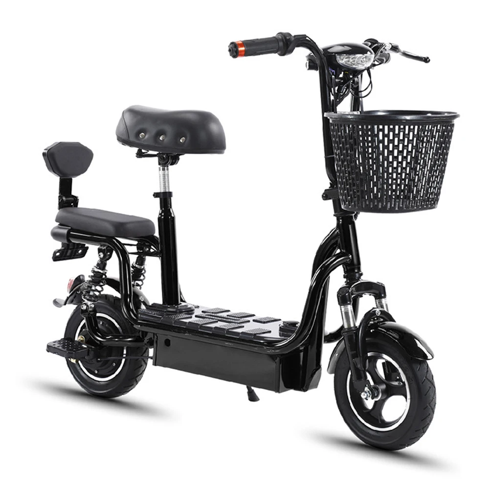 

Электрический велосипед, 48 В/36 В, 10 дюймов, электромобиль с литиевой батареей 350 Вт, комфортный портативный демпфирующий