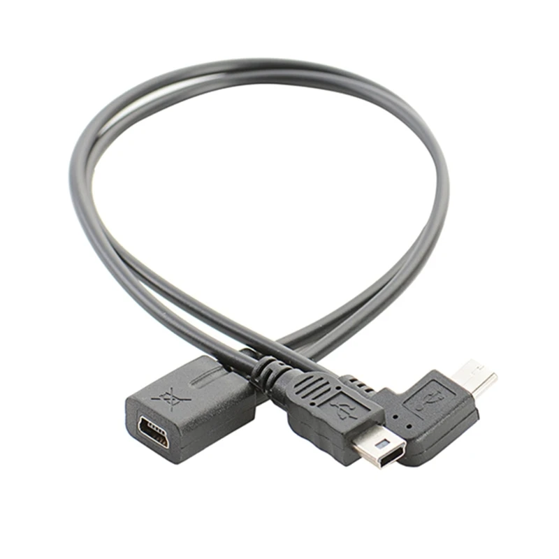 

Flexible Mini 5Pin Y Splitter Cable Mini USB Splitter Extender Charging Cable