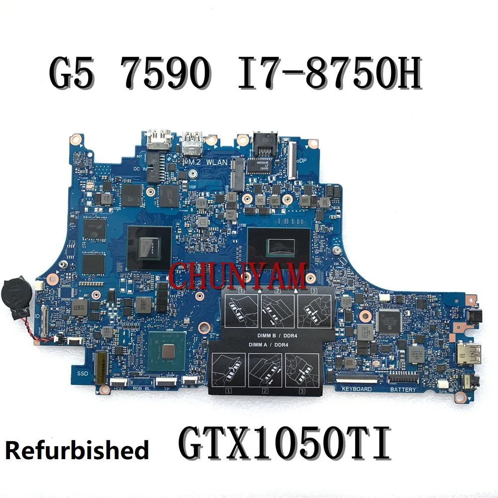 Восстановленный телефон GTX1050TI 4 Гб для ноутбука Dell G5 5590 G7 7590 материнская плата
