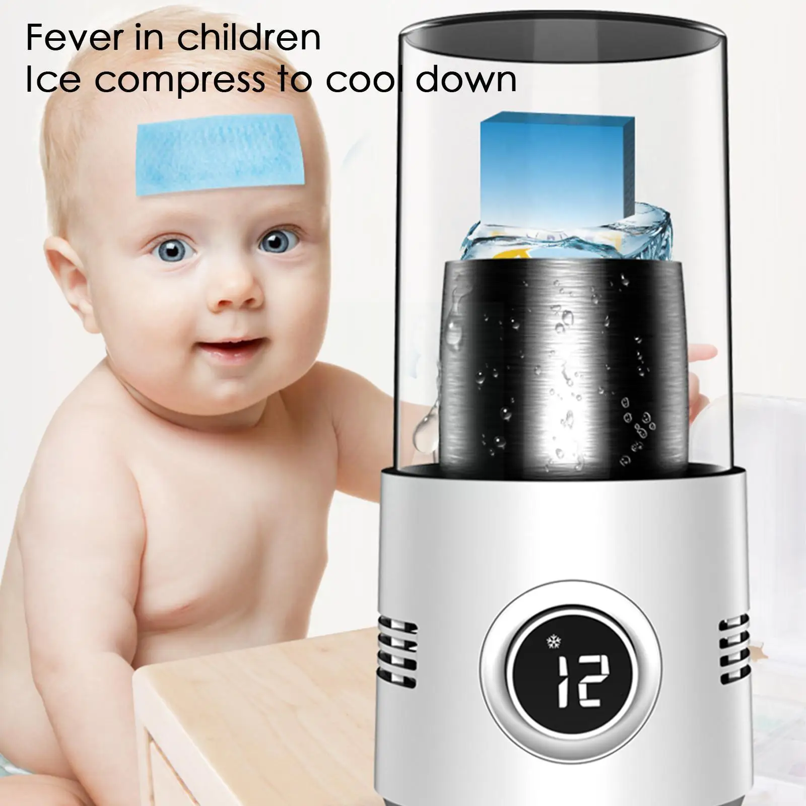 

Fridge Drink Cooler Cup Quick Frozen Drink Cooler Portable Cooling Heating Milk Rapid Refrigeration Refrigerator Cup Heatin L8G4